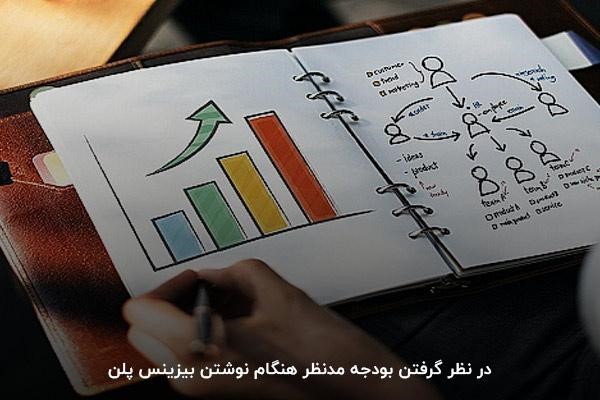 در نظر گرفتن بودجه مدنظر هنگام نوشتن بیزینس پلن