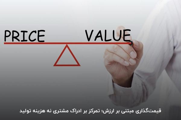 نحوه قیمتگذاری مبتنی بر ارزش
