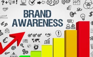 نمای گرافیکی از توسعه کسب‌وکار با تقویت آگاهی از برند 